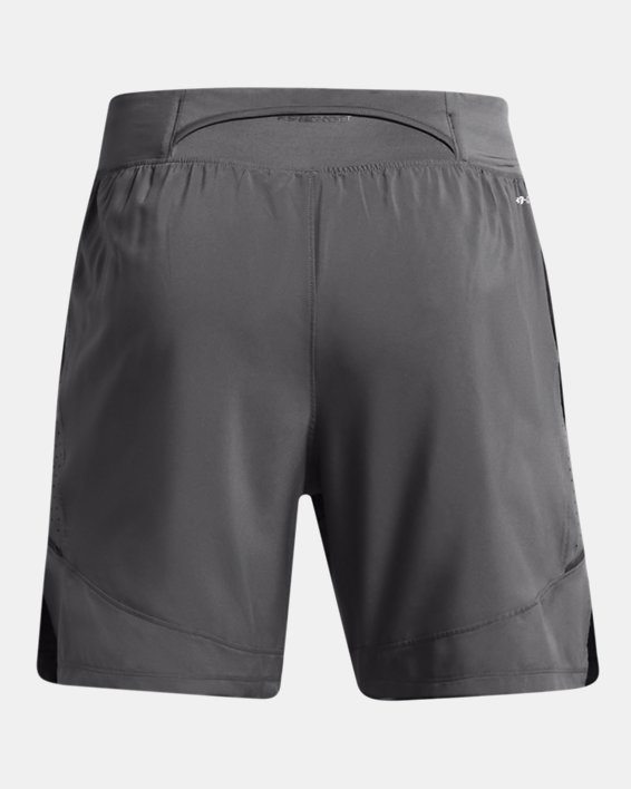 Men's UA Launch Elite 2-in-1 7'' Shorts in Gray image number 6